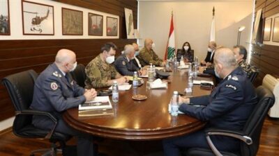 إجتماع في وزارة الدفاع للبحث في موازنات الأجهزة العسكرية والأمنية