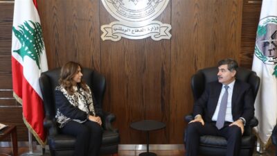عكر استقبلت رئيس مفوضية الأمم المتحدة العليا لشؤون اللاجئين ورئيس جامعة البلمند