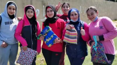 نشاط رياضي للفتيات في وادي الجاموس في عكار