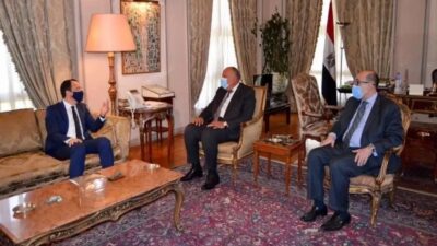 شكري: نعمل لتثبيت وقف النار بين إسرائيل وفلسطين