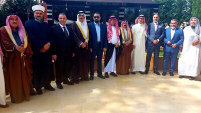 وفود متضامنة مع السعودية في دارة البخاري