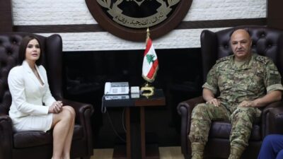 ستريدا جعجع زارت العماد عون: الجيش العمود الفقري للاستقرار