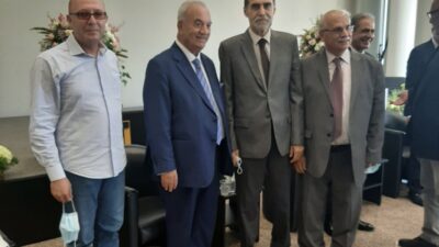 وفد من تيار اللواء ريفي يهنئ حرب…