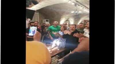 في زمن طوابير الذل… باسيل يحتفل بعيد ميلاده بأكبر قالب حلوى