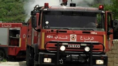 خطار جال على مراكز الدفاع المدني في الجنوب