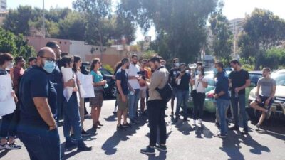 اعتصام أمام ثكنة الأمير بشير بالأونيسكو… والسبب؟
