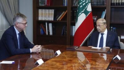 عون: لبنان يرغب في التمديد للقوة الدولية العاملة في الجنوب