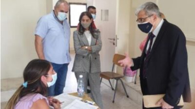 طارق المجذوب و هنادي بري تفقّدا سير الامتحانات الرسمية في التعليم المهني
