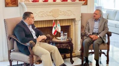 أرسلان عرض مع السفير المصري للأوضاع في لبنان والمنطقة