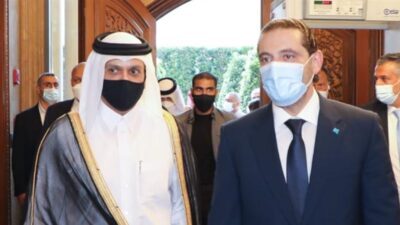 وزير الخارجية القطري في بيت الوسط…وهذا ما تم البحث به