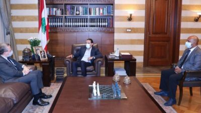 الحريري يلتقي الموفد الفرنسي باتريك دوريل.. وهذا ما تطرق إليه البحث