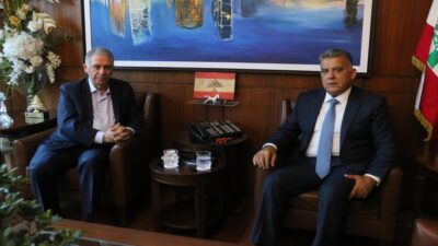 ابراهيم استقبل السفير الفلسطيني