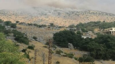 سماع أصوات قذائف من داخل مزارع شبعا
