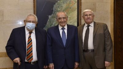 بري التقى رئيس اتحاد المحامين العرب وفالنسيانو