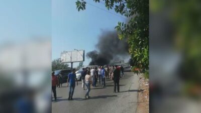 قطع طريق مخفر زوق مصبح احتجاجاً على توقيف هيكل