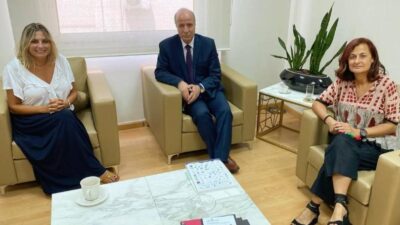 كلودين عون التقت المدير الاقليمي لصندوق الأمم المتحدة للسكان