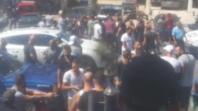 إشكال أمام إحدى المحطات.. وإطلاق نار