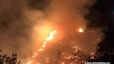 حريق في بلدة سير ـ الضنية ومناشدات لإهماده