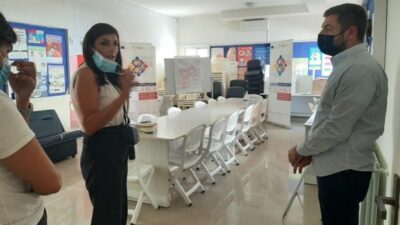 رئيس بلدية زغرتا اهدن تفقد مركز الخدمات الاجتماعية