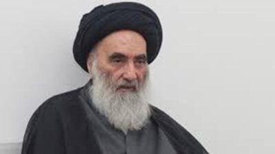 بالصورة ـ مكتب المرجع السيستاني يعزي بوفاة الشيخ عبد الأمير قبلان