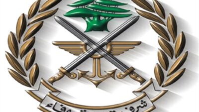 الجيش: استطلاع معاد فوق مناطق بيروت وضواحيها وبعبدا وعاليه
