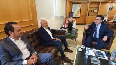 وزير الاشغال عرض مع عبدالله الملفات الانمائية لمنطقة الجبل والشوف والتقى شهيب