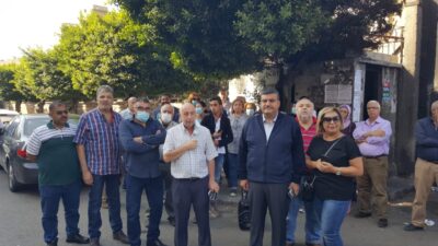 اعتصام واحتجاج أمام سراي طرابلس