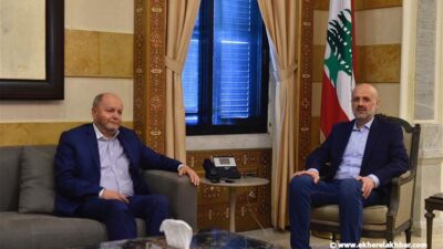 وزير الداخلية التقى الاسمر وطليس