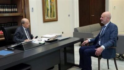 الرئيس عون عرض مع مولوي لإجراءات الانتخابات
