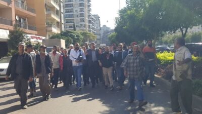مراسل “الجديد”: عمال بلدية طرابلس يتوجهون بمسيرة نحو منزل وزير الداخلية بسام مولوي في المدينة