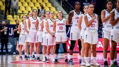 فوز منتخب لبنان للسيدات في كرة السلة على المنتخب الايراني بنتيجة ٦٦-٦٤ في افتتاحية بطولة اسيا مستوى “ب”