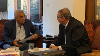 أسامة سعد عرض مع وزير المهجرين المستجدات
