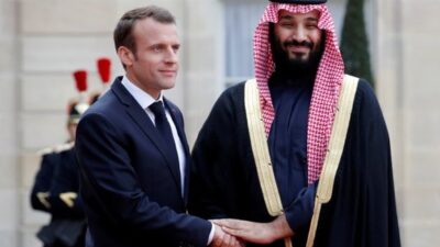 بعد استقالة قرداحي… هذا ما سيطلبه ماكرون من ولي العهد السعودي