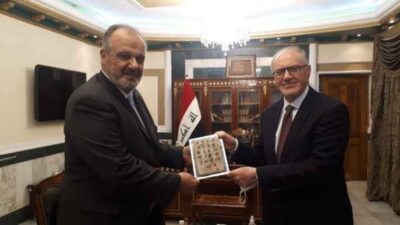 جورج بوشكيان طلب إمكانية إلغاء الرسوم الجمركية على السلع اللبنانية المصدّرة إلى العراق
