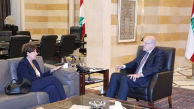 ميقاتي يلتقي غريو وفرونتسكا وطراف في السراي