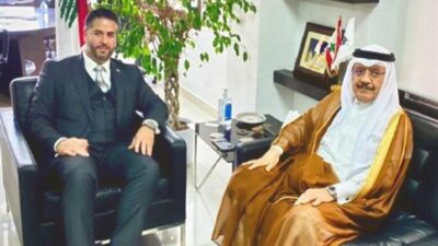 سلام بحث مع سفير قطر في التعاون