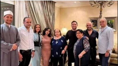 هكذا احتفلت أنغام بعقد قران شقيقها