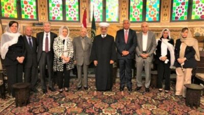 المفتي دريان عرض مع زواره شؤوناً عامة