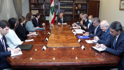 اقتراحٌ جديد بشأن ترسيم الحدود.. هذه تفاصيل اجتماع عون – هوكشتاين