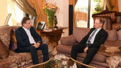كنعان يستقبل السفير البريطاني وبحث بالإصلاحات المرجوة