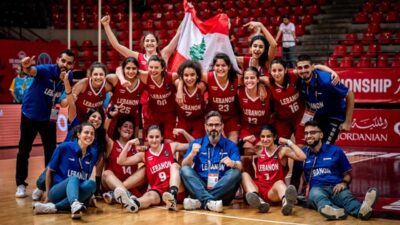 منتخب لبنان للإناث بكرة السلة يفوز على الأردن و يتأهل للدور الثاني من سلة آسيا تحت 16 سنة