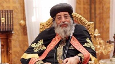 تواضروس الثاني يستقبل المكاري: نصلي من أجل استقرار لبنان
