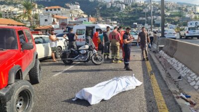 قتيلان في حادث صدم على المسلك الشرقي لأوتوستراد العقيبة نهر إبراهيم