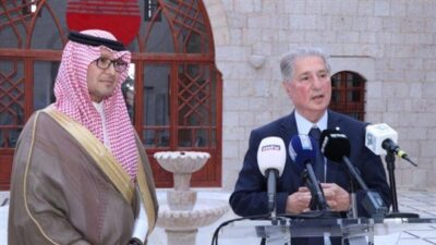 أمين الجميل بعد استقباله البخاري: الترسيم البحري اتفاقية هدنة 2