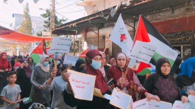 احتجاجاً على تقليص خدمات الأونروا… اعتصام في مخيم عين الحلوة