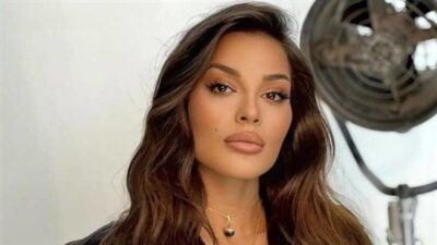 نادين نجيم تلمّح لمسلسلها المقبل وطفلاها في حضنها