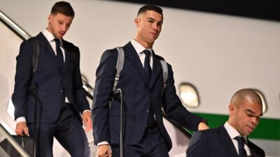 بالفيديو: وصول المنتخب البرتغالي إلى قطر