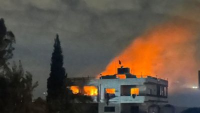 قصف معاد على بلدة كفركلا وإستهداف مبنى