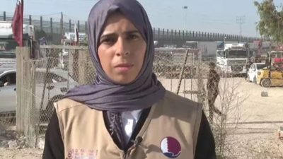 الوزيرة القطرية لولوة الخاطر لسكان غزة: أعدتم لنا إنسانيتنا التي سُلِبت منا