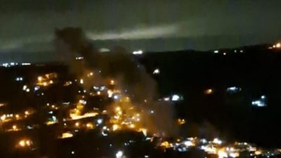 مسعفو “كشافة الرسالة” نجوا بعد إصابة سيارتهم في غارة معادية على ساحة بليدا